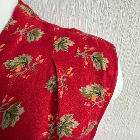 Vintage April Cornell Button Front Maxi Dress - Picture 8 of 8